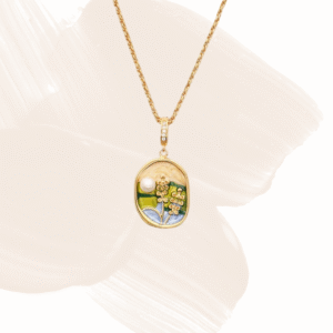 Gold Wheat Necklace - Product Picture